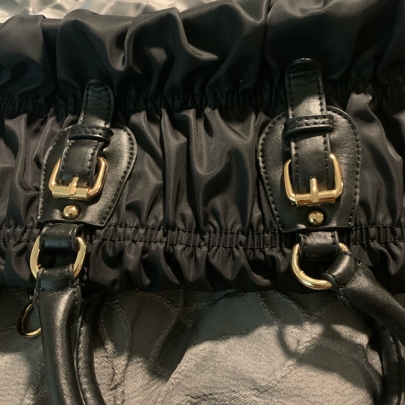 Prada leather and nylon ruched bag. Excellent condition. Please look at photos - Picture 14 of 16